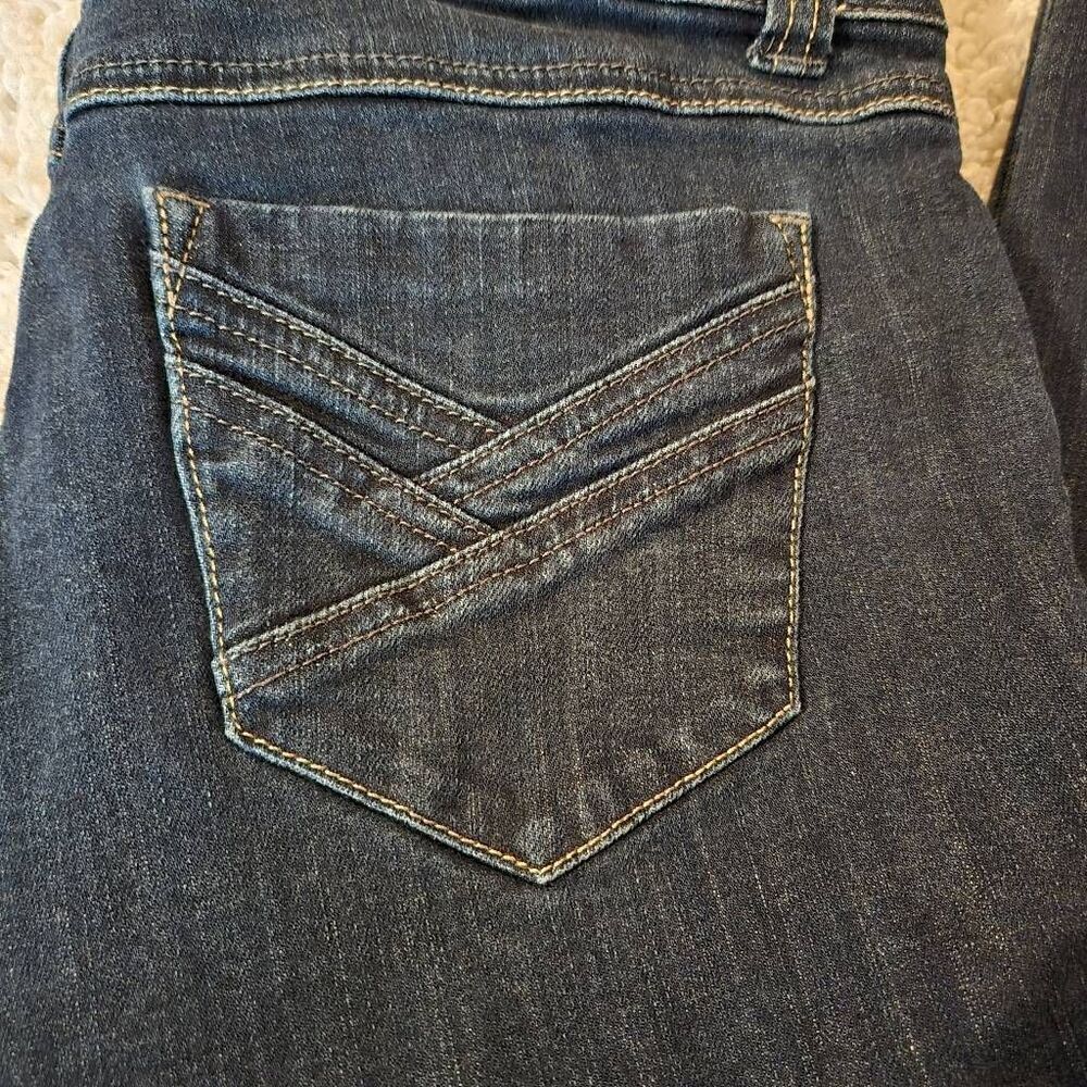 CAbi Women's Skinny Jeans in Dark Denim Blue